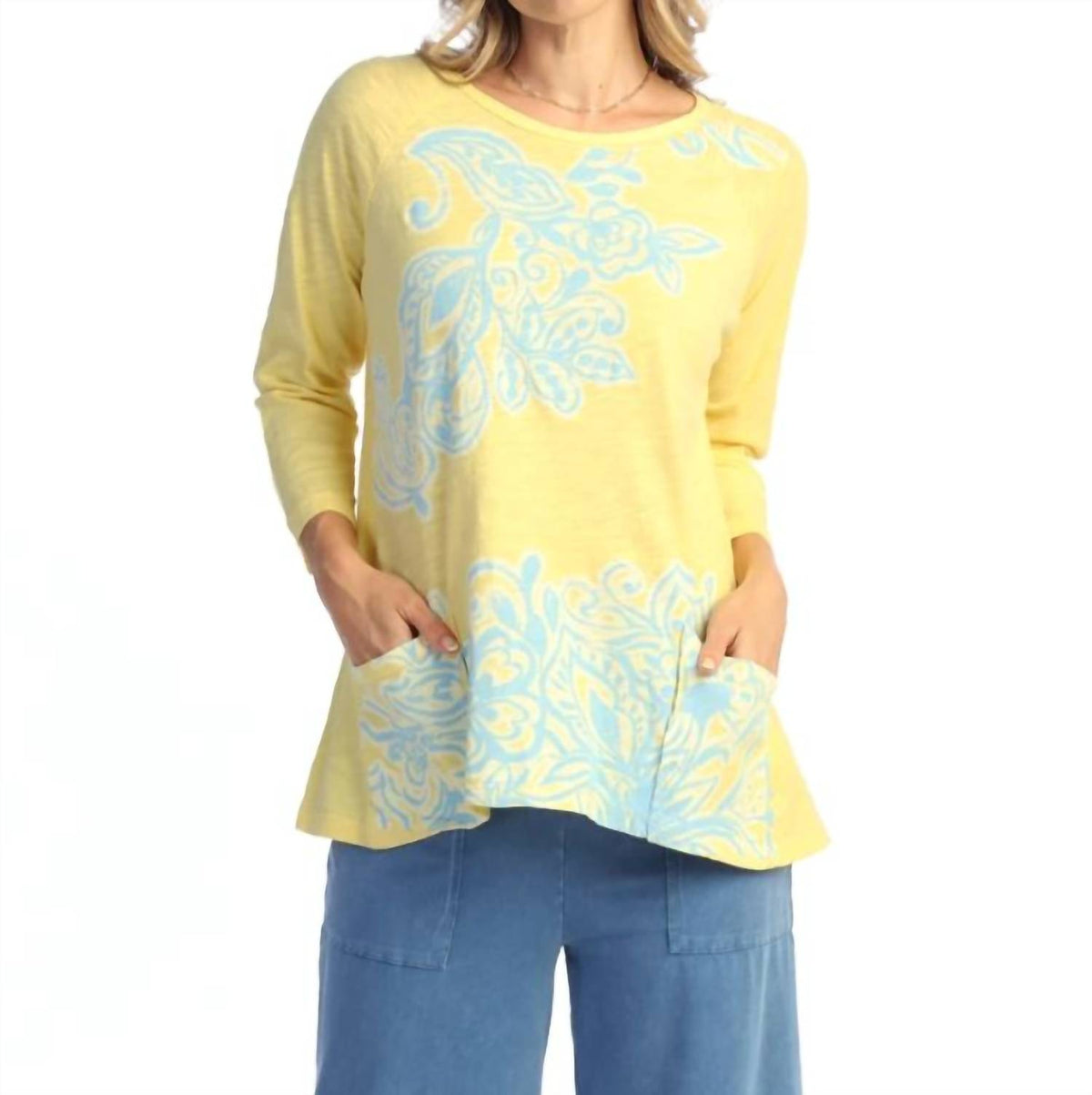 Jess & Jane - Mineral Washed Patch Pocket Tunic