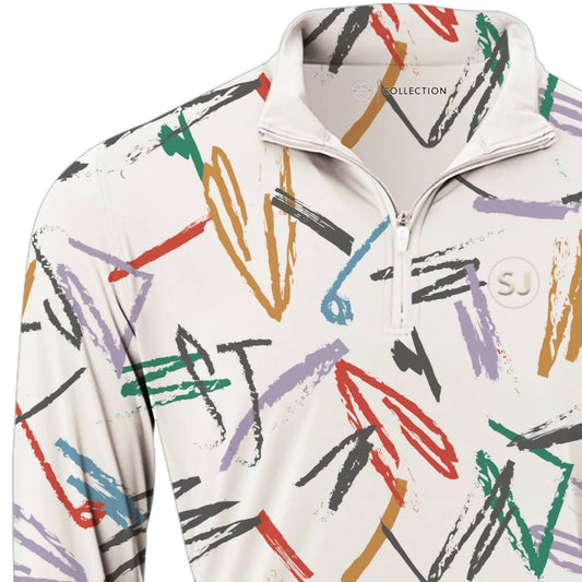 Swingjuice - Men's Golf Strokes Quarter Zip Sweatshirt