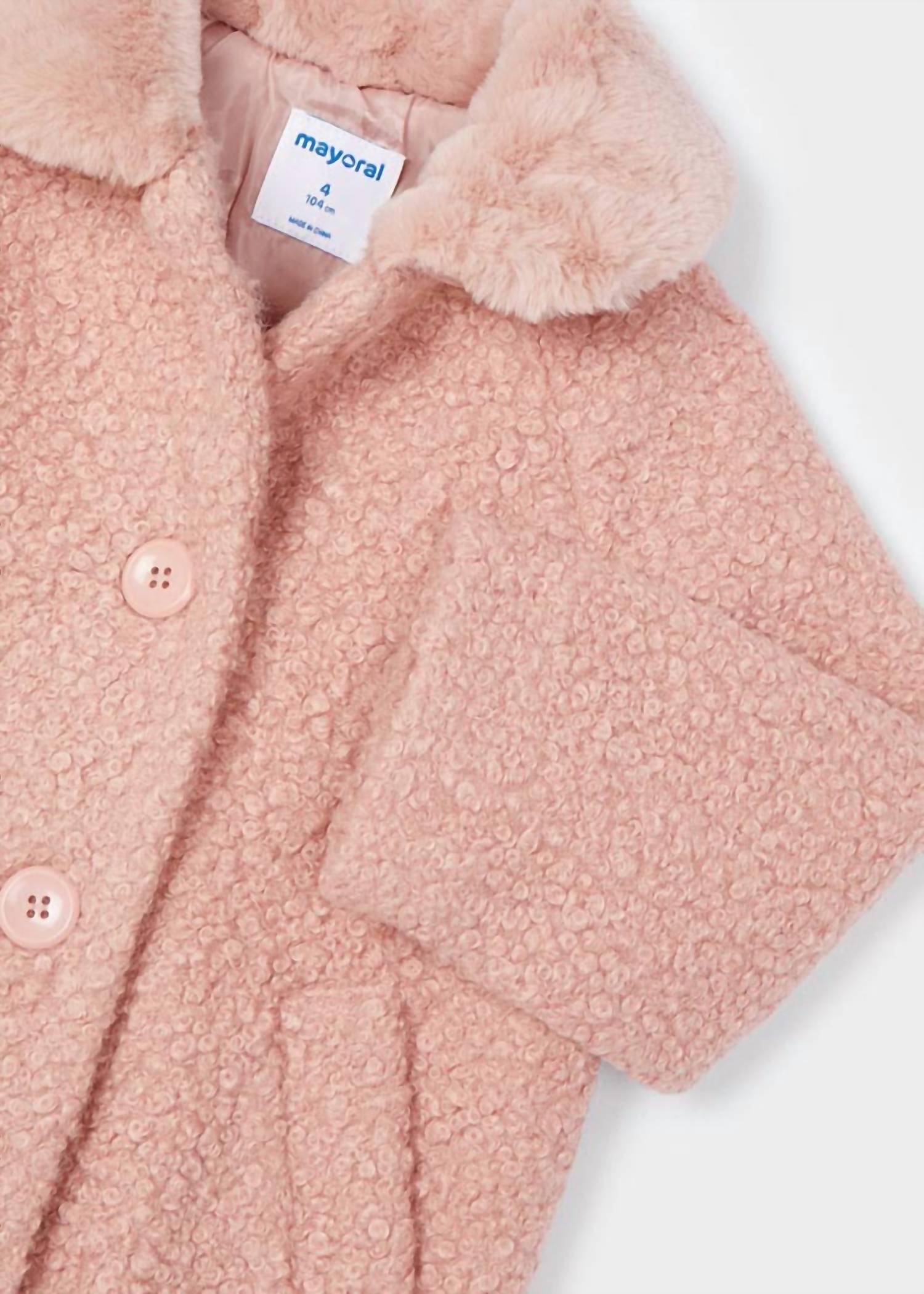 Mayoral - Girl's Shearling Coat