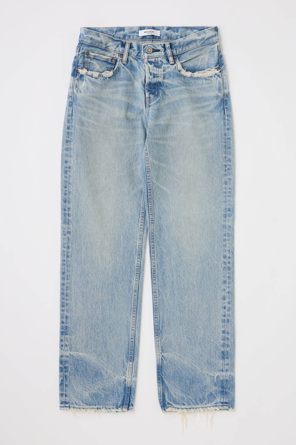 Moussy - Wildwood Low-rise Straight Jeans