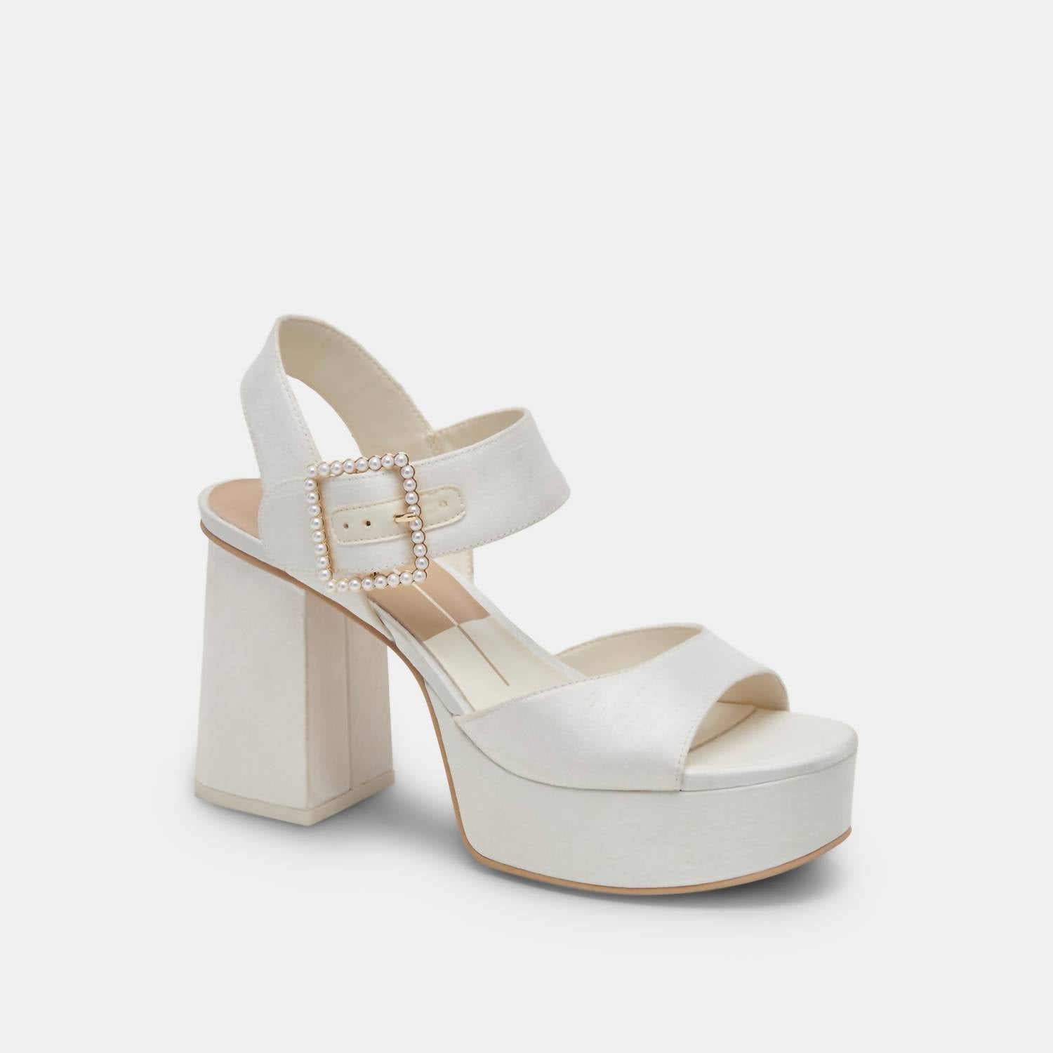 Dolce Vita Women's Bobby Pearl Heels in white - women's heels - view 4