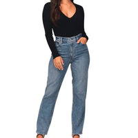 Abercrombie & Fitch - 90s Ultra High Rise Straight Jeans