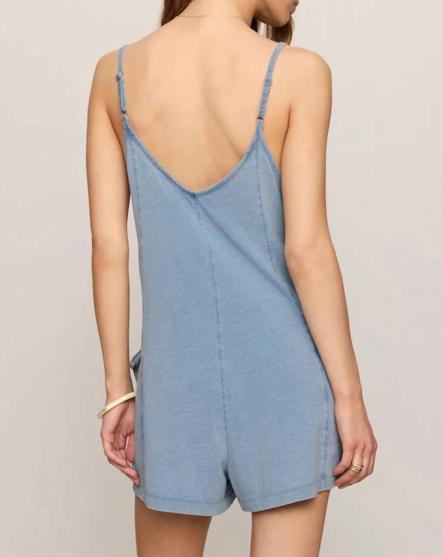 Z Supply - Go Easy Jersey Denim Romper