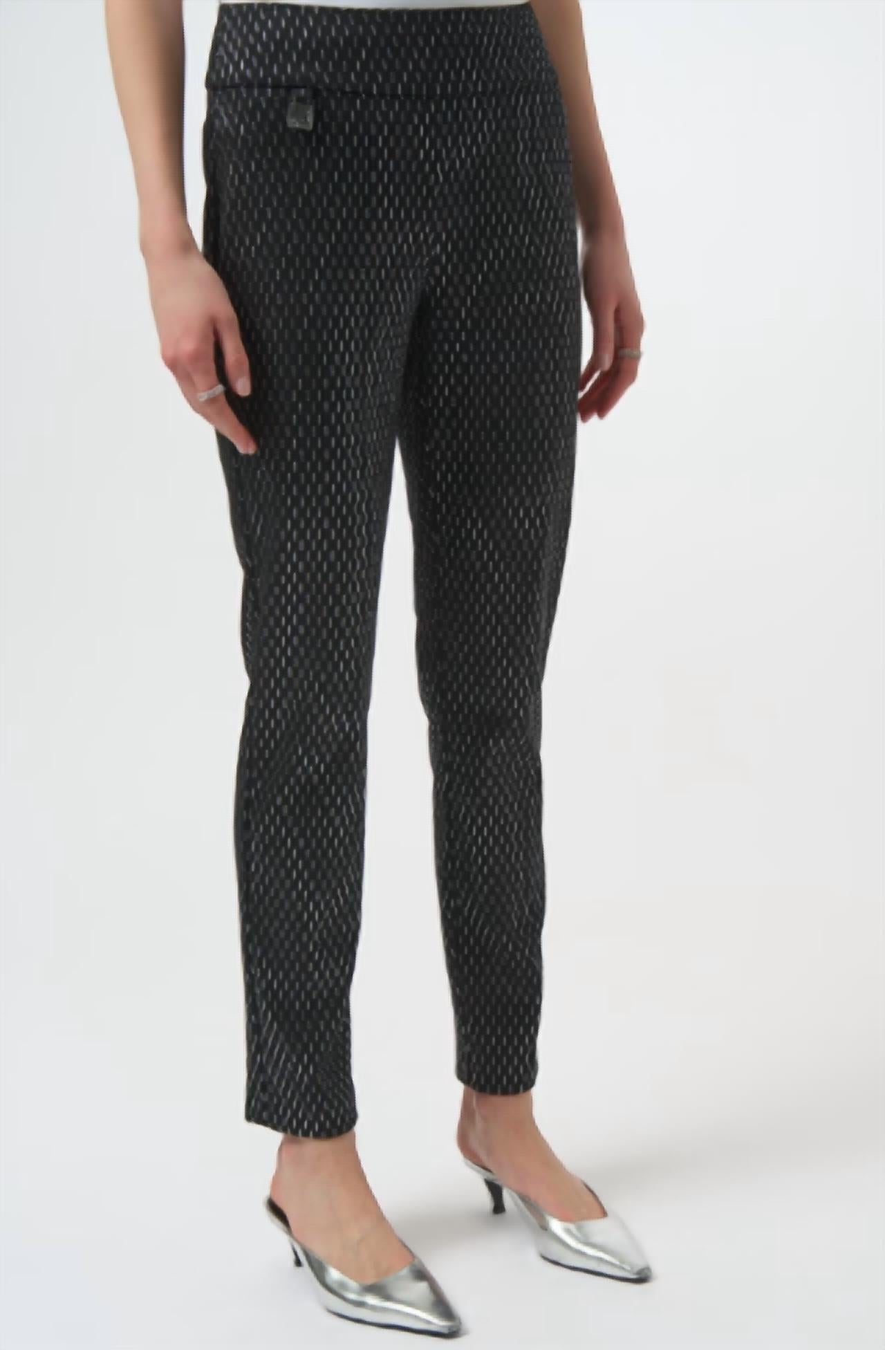 Joseph Ribkoff - Women's Slim Formal Geometric Trouser