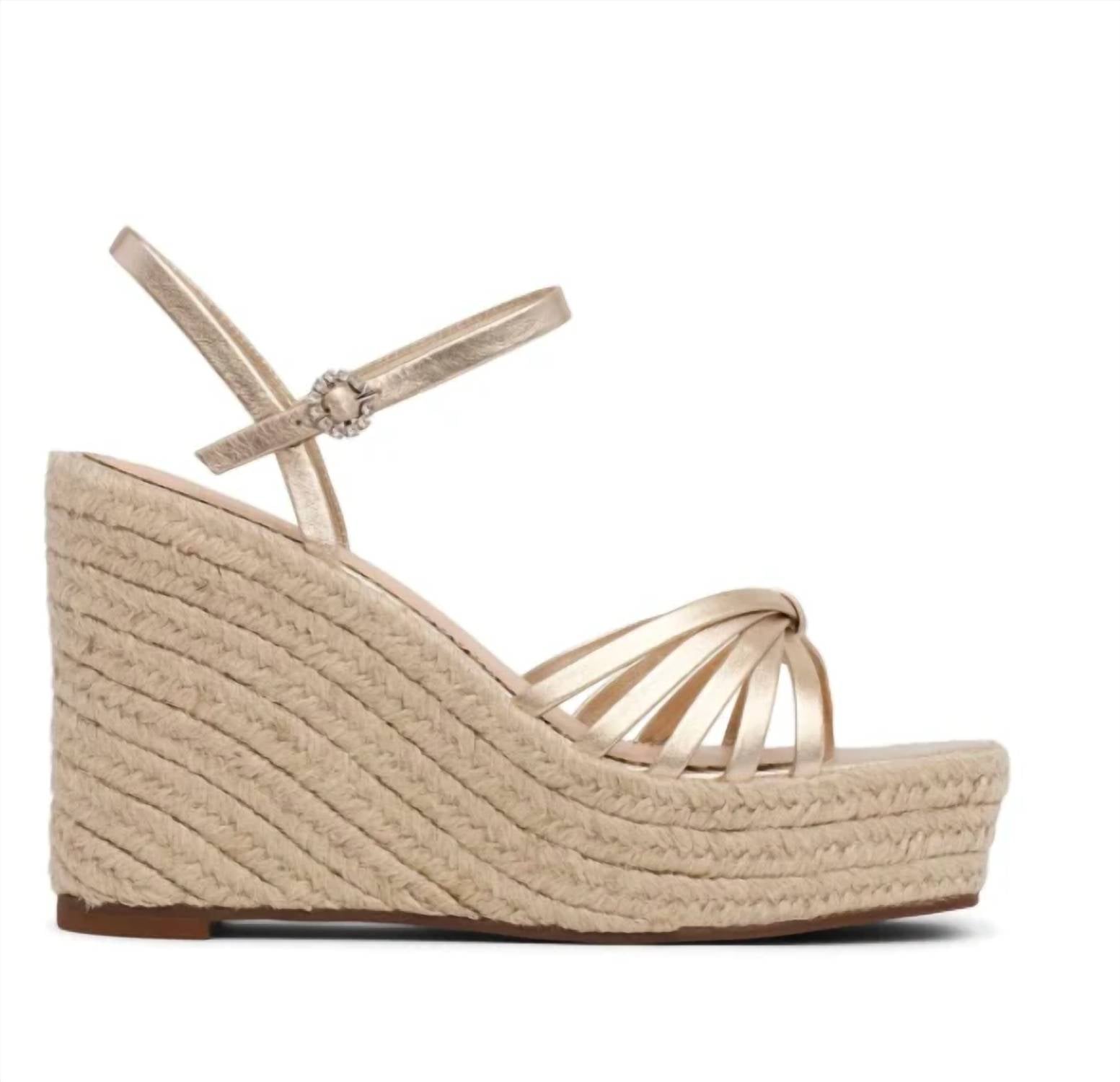 Cinq A Sept - Women's Helen Metallic Espadrille Wedge