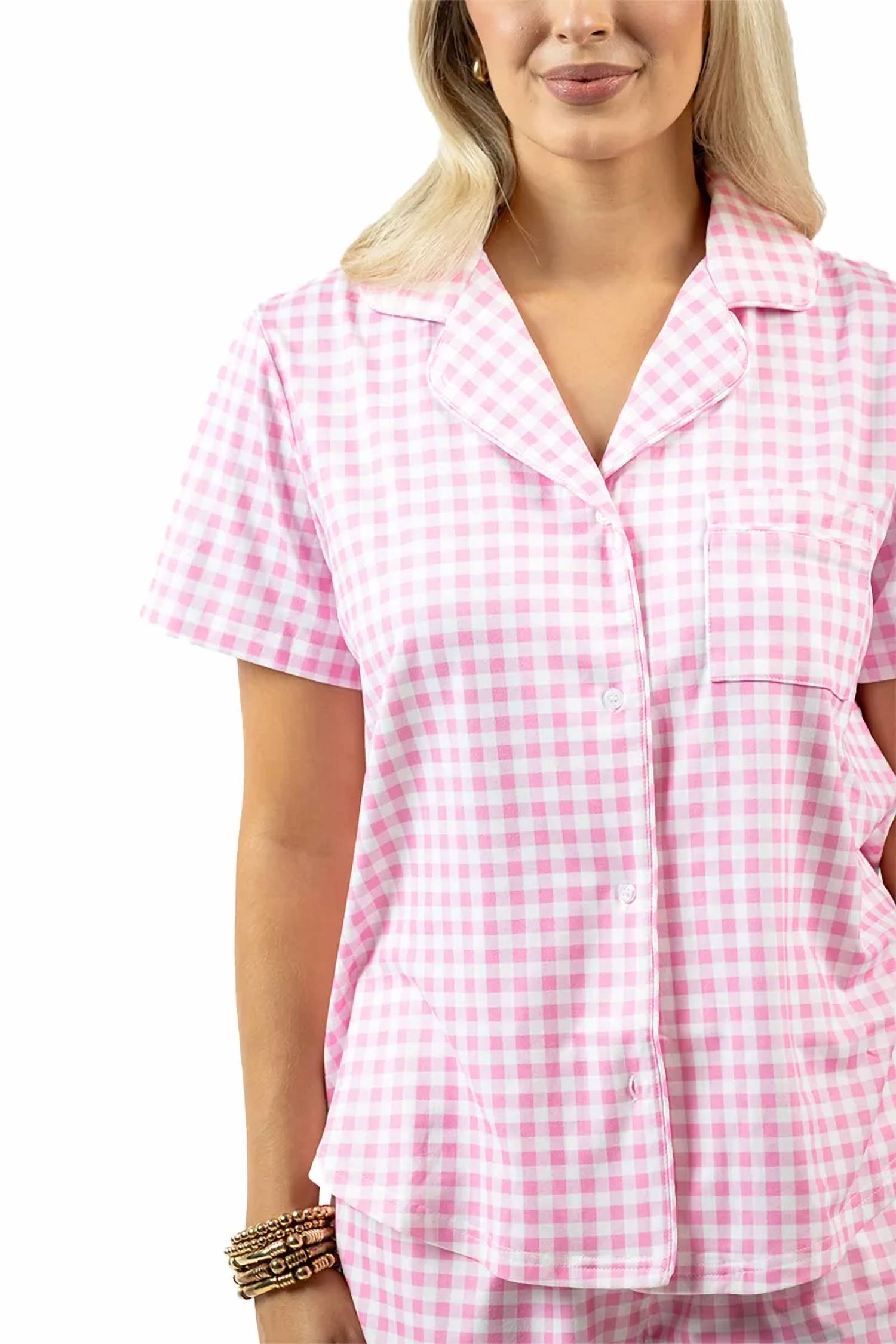 Katydid - Plaid Pajama Set