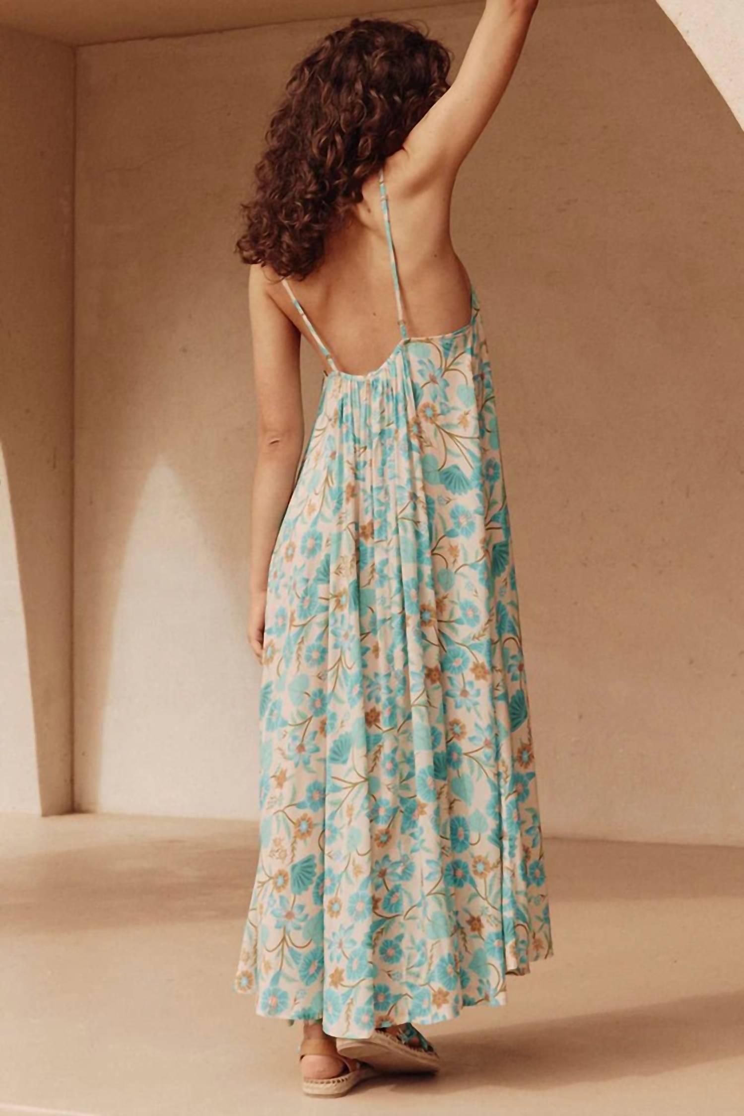 Spell - Goldie Strappy Maxi Dress