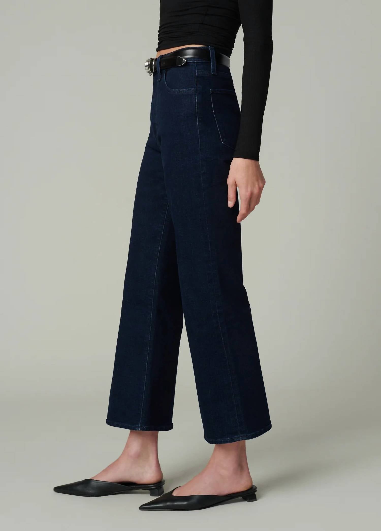 Joe'S Jeans - Blake High Rise Wide Leg Crop Jeans