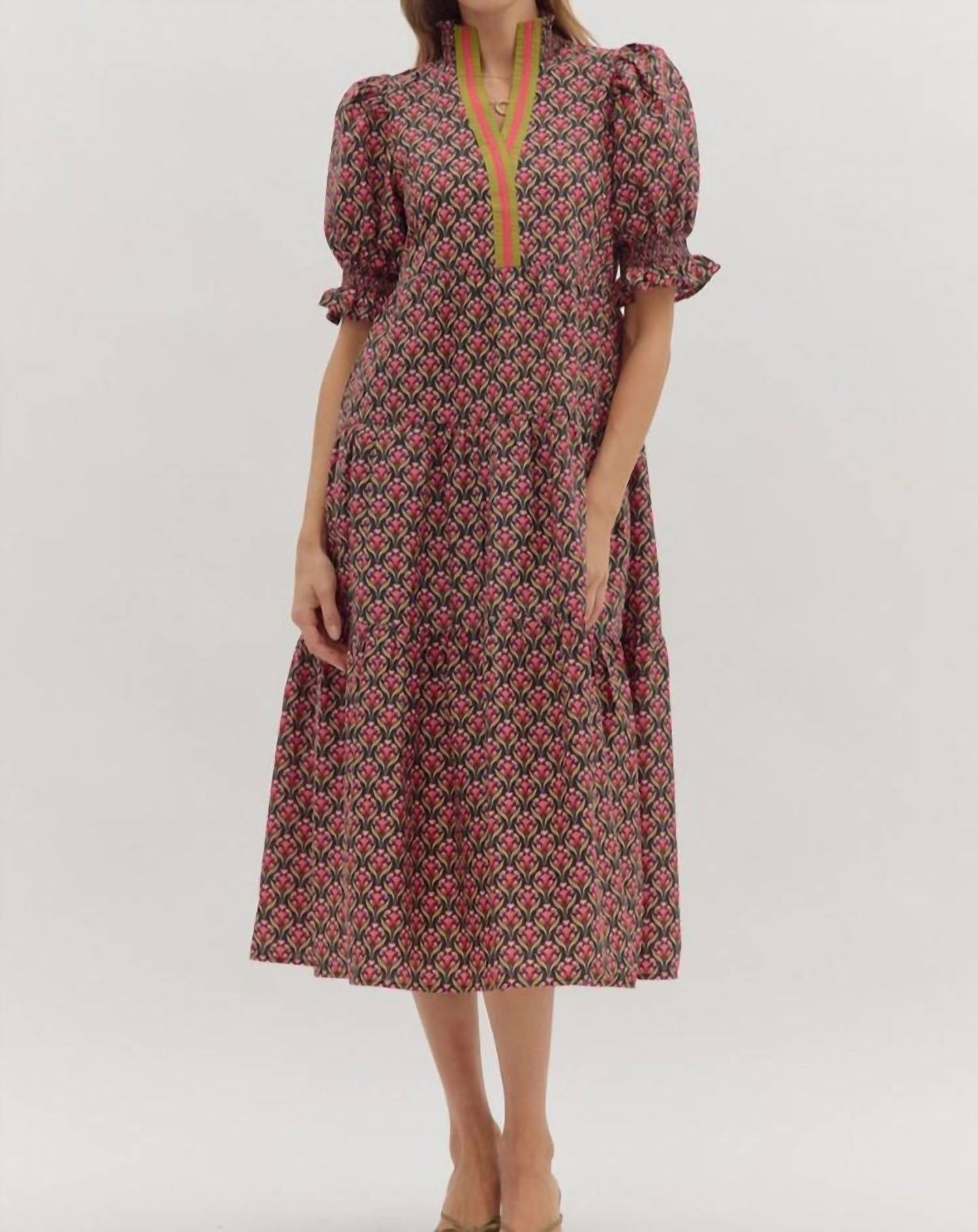Entro - Jillian Midi Dress