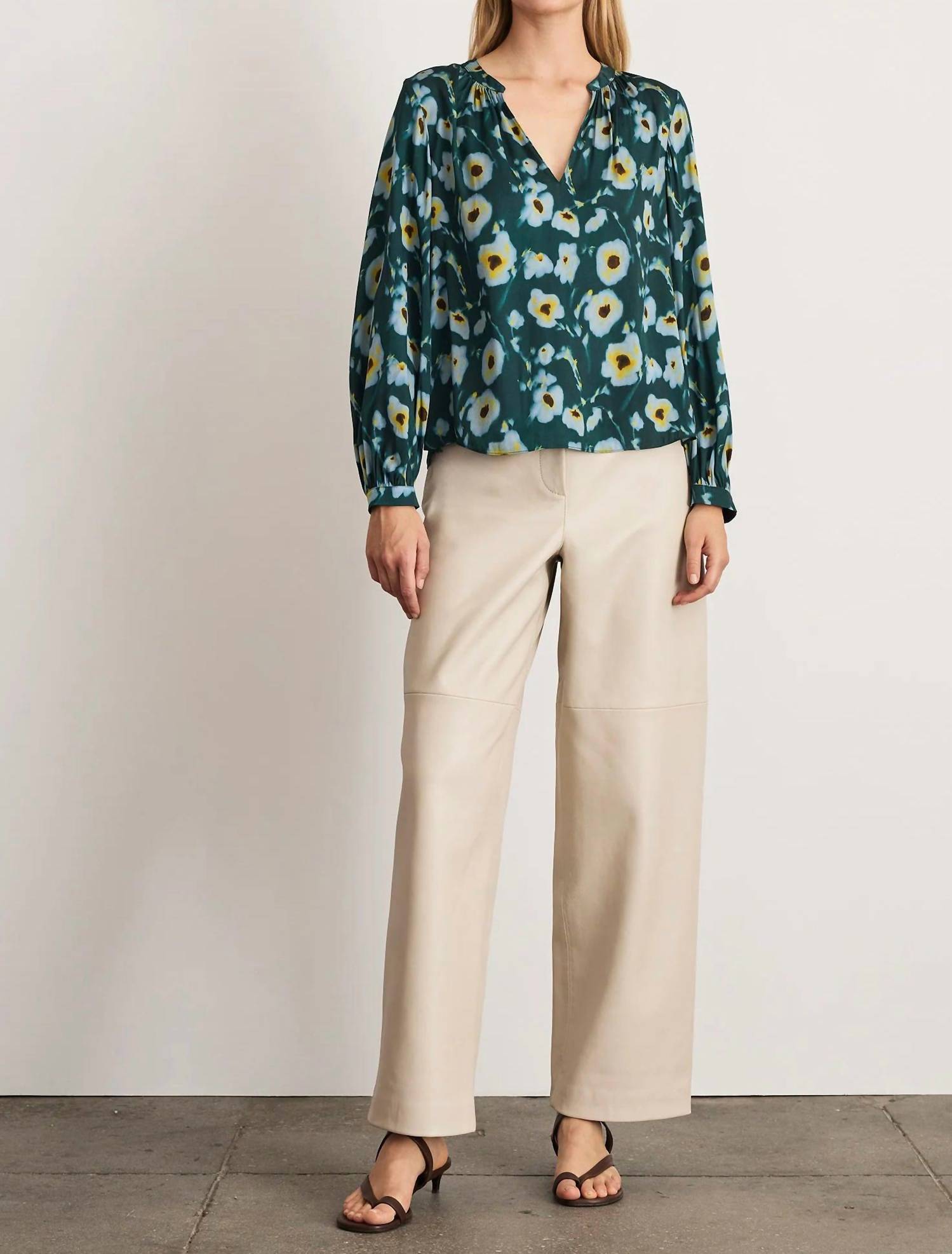 Tanya Taylor - Sonia Printed Stretch Silk Top