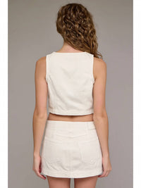 Hidden - Cropped Fitted Vest