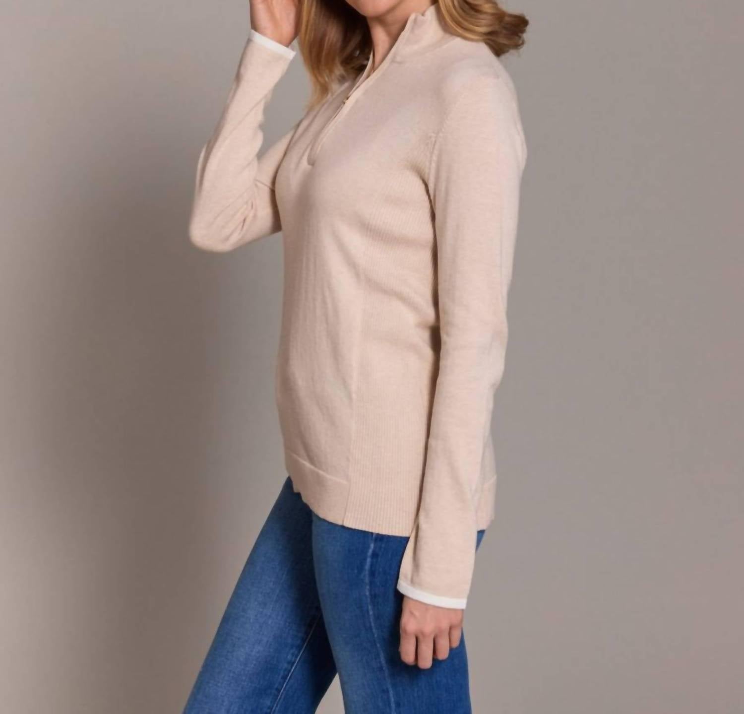 Alashan Cashmere - Tee Time Half Zip Pullover