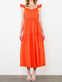 Thml - Tiered Poplin Maxi Dress