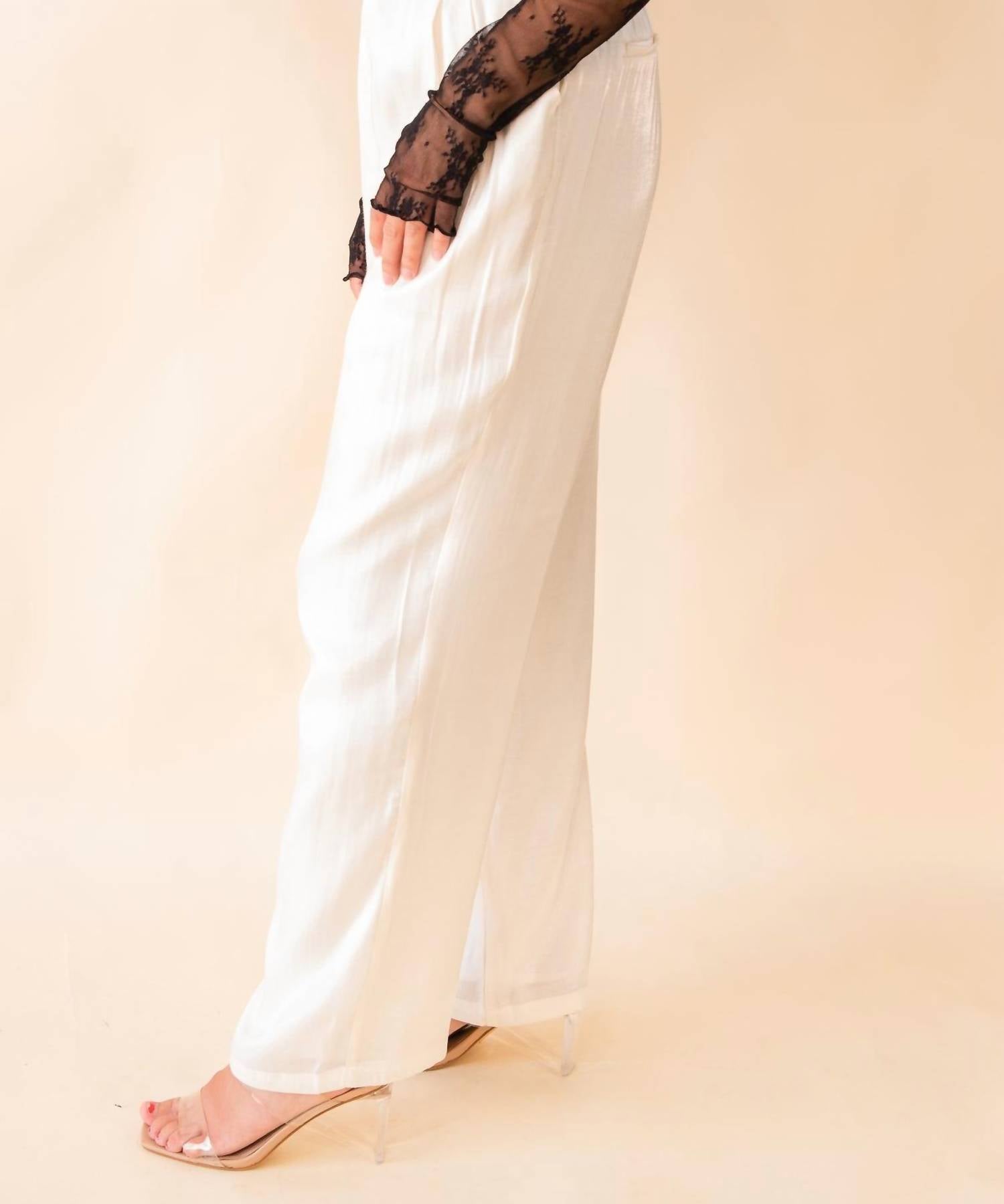 Lucy Paris - Brylie Pleated Pant