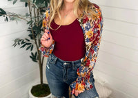 Blakeley - Fabulous Thoughts Ribbed Long Sleeve Bodysuit Top