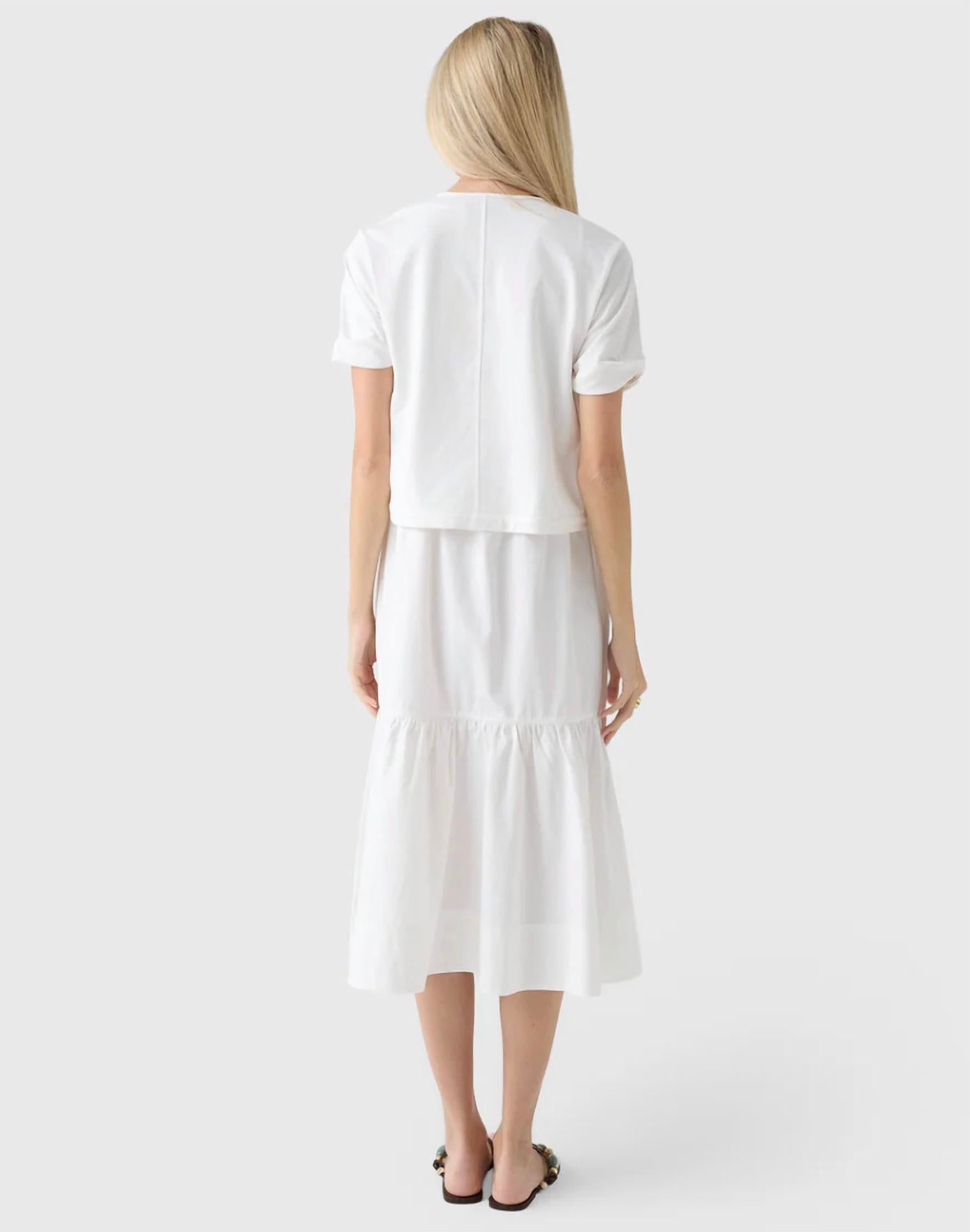 Brochu Walker Nice Dress in ivory - women's dress - detail view