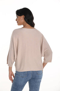 Frank Lyman - Flower Appliqués Knit Top