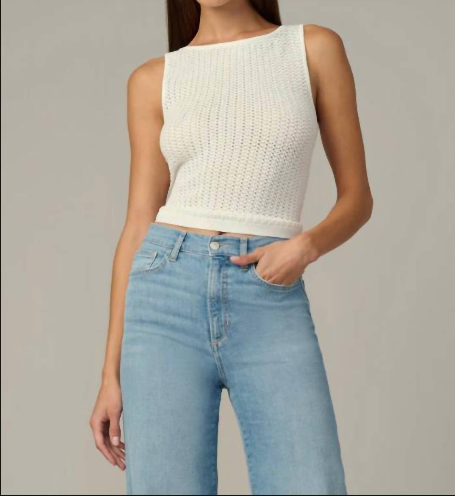 Joe'S Jeans - Crochet Boatneck Tank