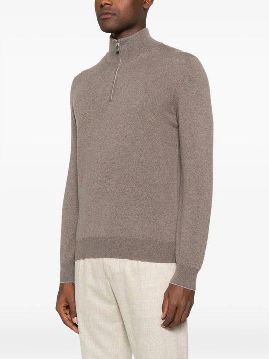 Theory - Men's Hilles Cashmere Quarter Zip Sweater