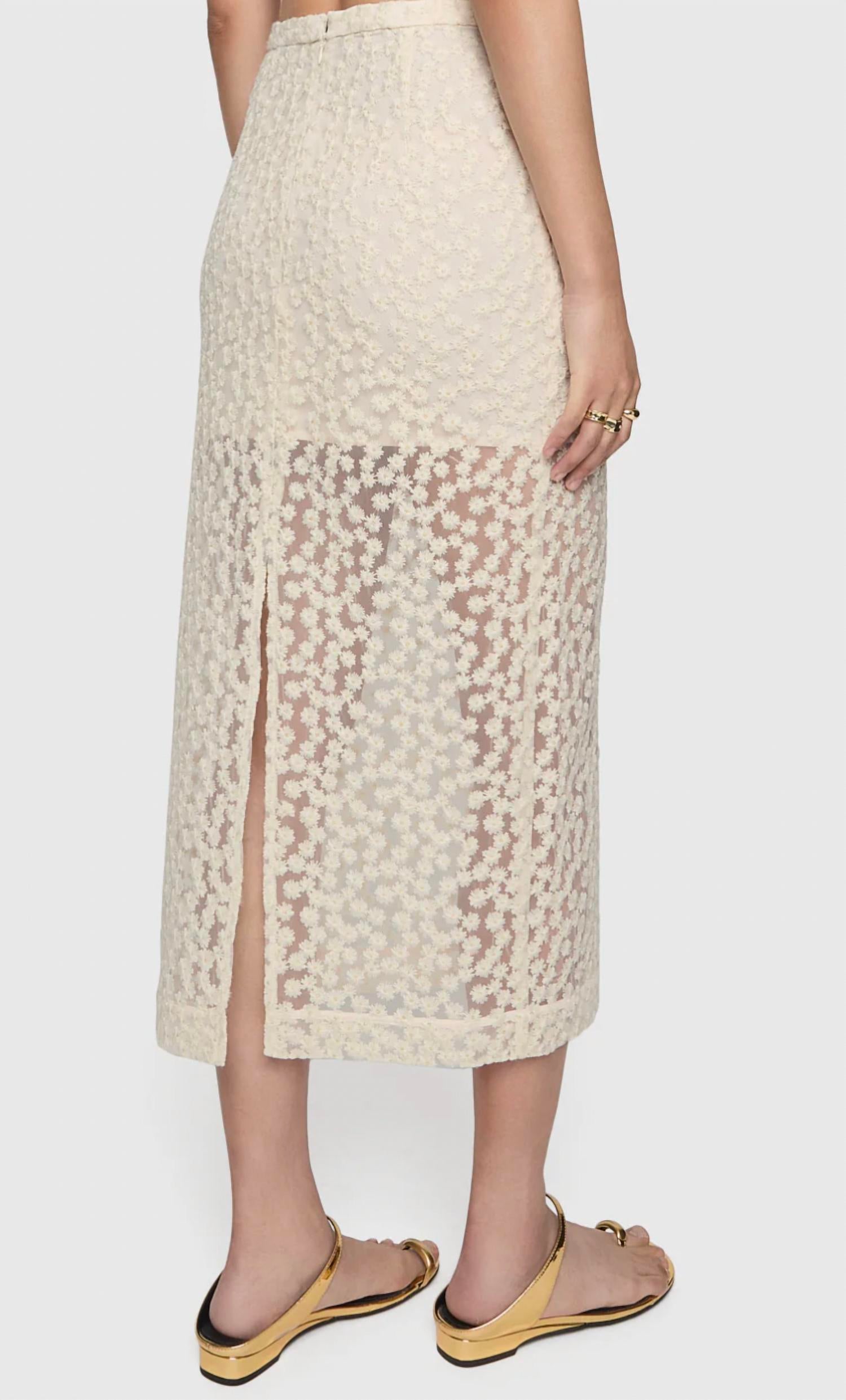 Rebecca Minkoff - Jaci Midi Lace Skirt