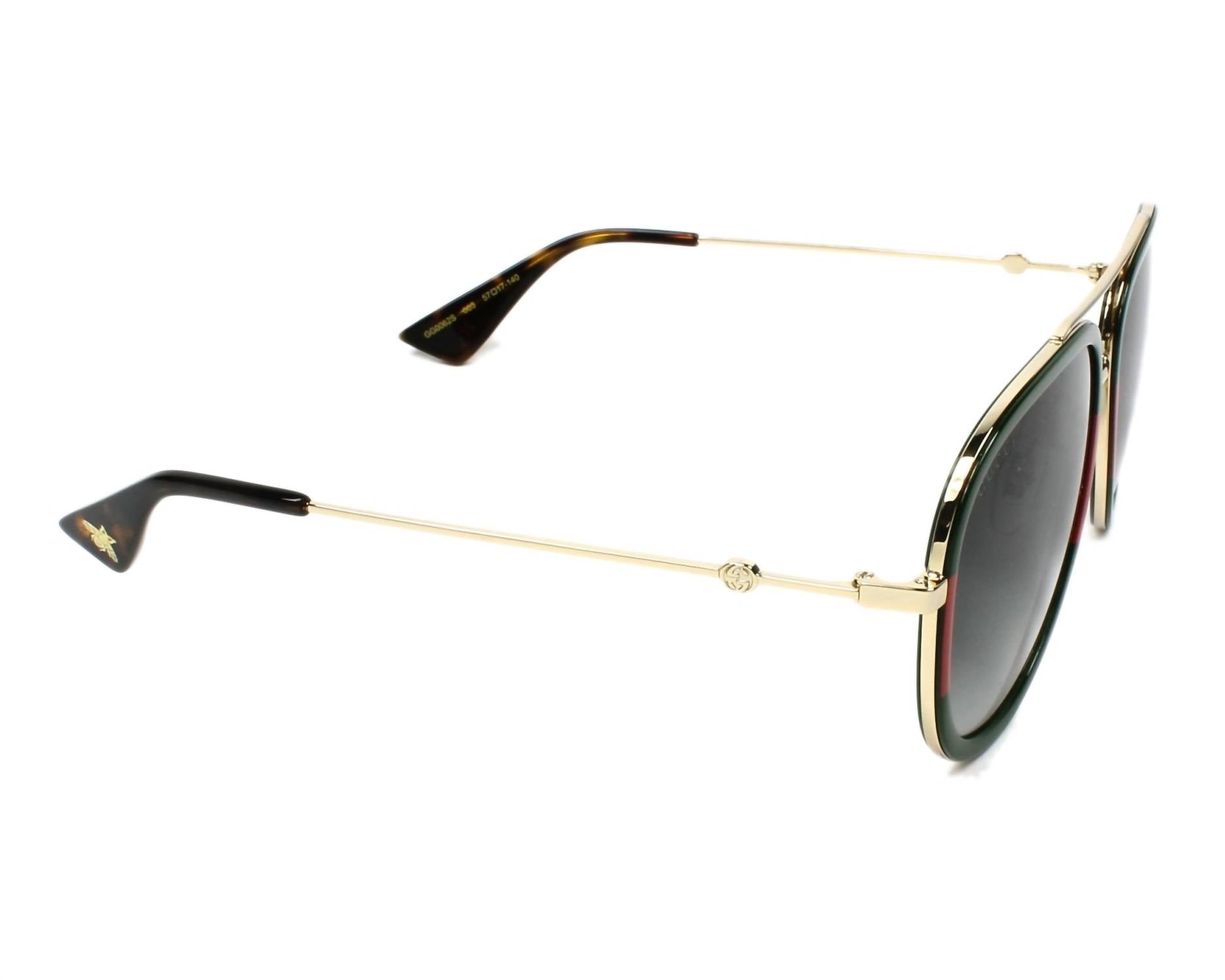Gucci - Women's Aviator Non Polarized Sunglasses 0062s - 003
