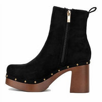 New York & Company Women's Vanna Boots in black suede - women's shoe - alternate view