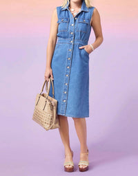 Coco + Carmen - Raleigh Sleeveless Denim Dress
