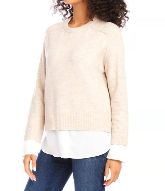 Karen Kane - Layered Crewneck Sweater