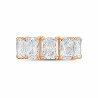 Diana M Jewels - Women's Radiant Lab-Grown Diamond Eternity Band (3.00 Ct) - Signature