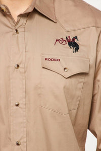 Rodeo Clothing - EMBROIDERED LOGO SHIRT