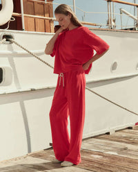 The Great. - The Micro Terry Horseshoe Sweatpant
