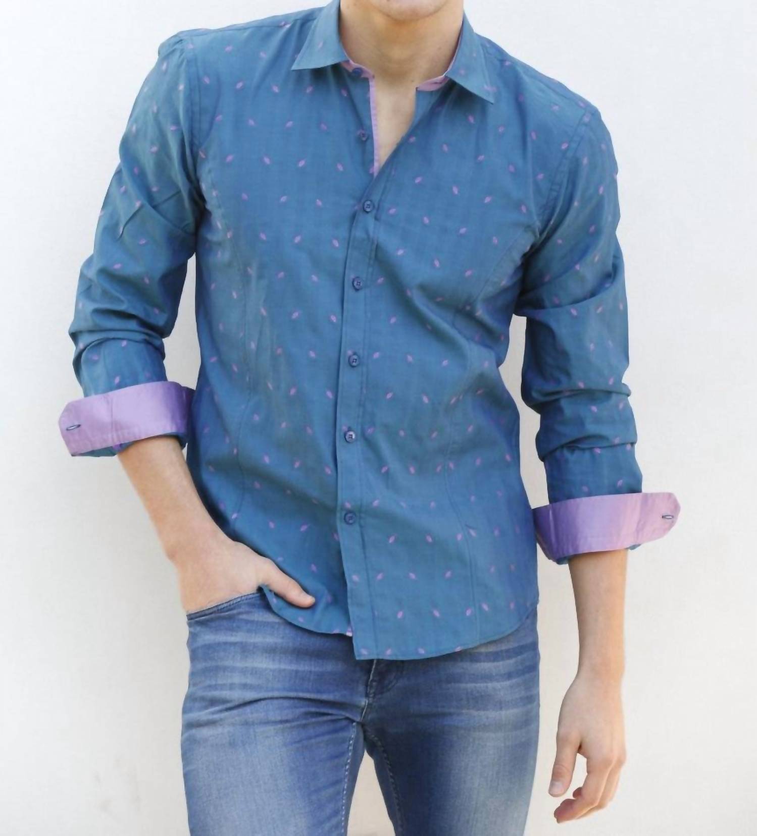 Eight X - Fill Coupe Button Down Shirt