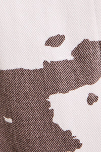 Le Lis - Bull Rider Cow Print Shorts