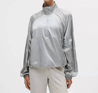 Lululemon - Stretch Satin Flocked Training Jacket