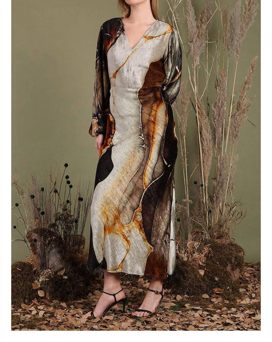 -Bl^Nk- - Amerie Long Sleeve Maxi Dress