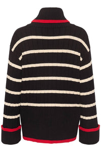 Soaked In Luxury - Musling Rollneck Rib Knit Pullover Sweater