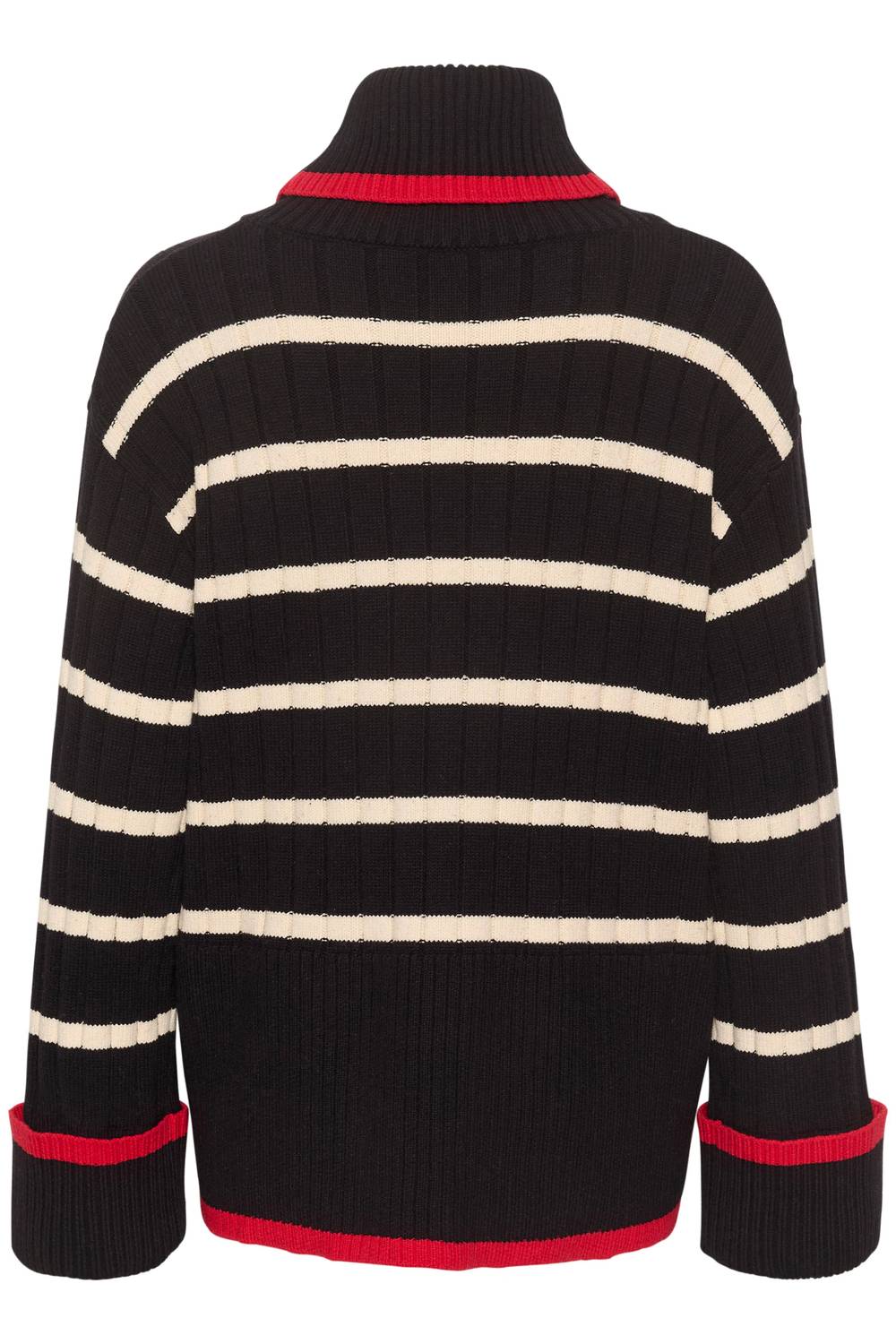 Soaked In Luxury - Musling Rollneck Rib Knit Pullover Sweater