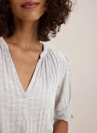 Velvet By Graham & Spencer - Bonita Textured Gauze Top