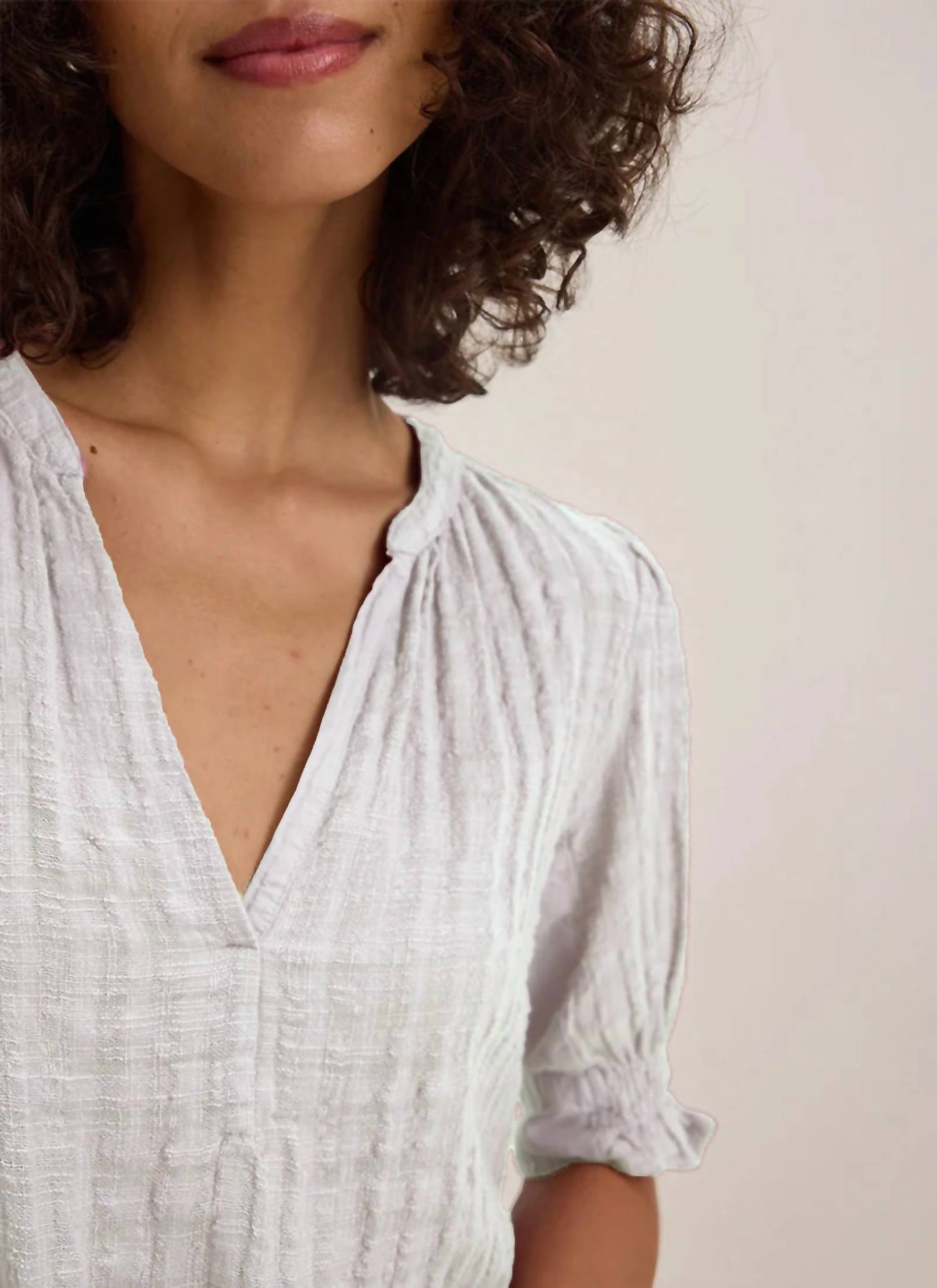 Velvet By Graham & Spencer - Bonita Textured Gauze Top