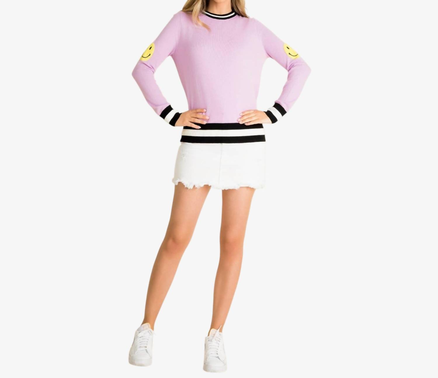 Hoity Toity - Smiley Patch Sweater