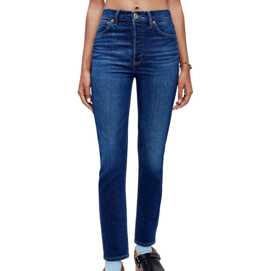 Re/Done - 90'S HIGH RISE ANKLE CROP JEAN