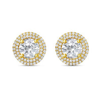 Diana M Jewels - Women's Round Lab-Grown Diamond Stud Earrings (15.00 Ct) - Grand