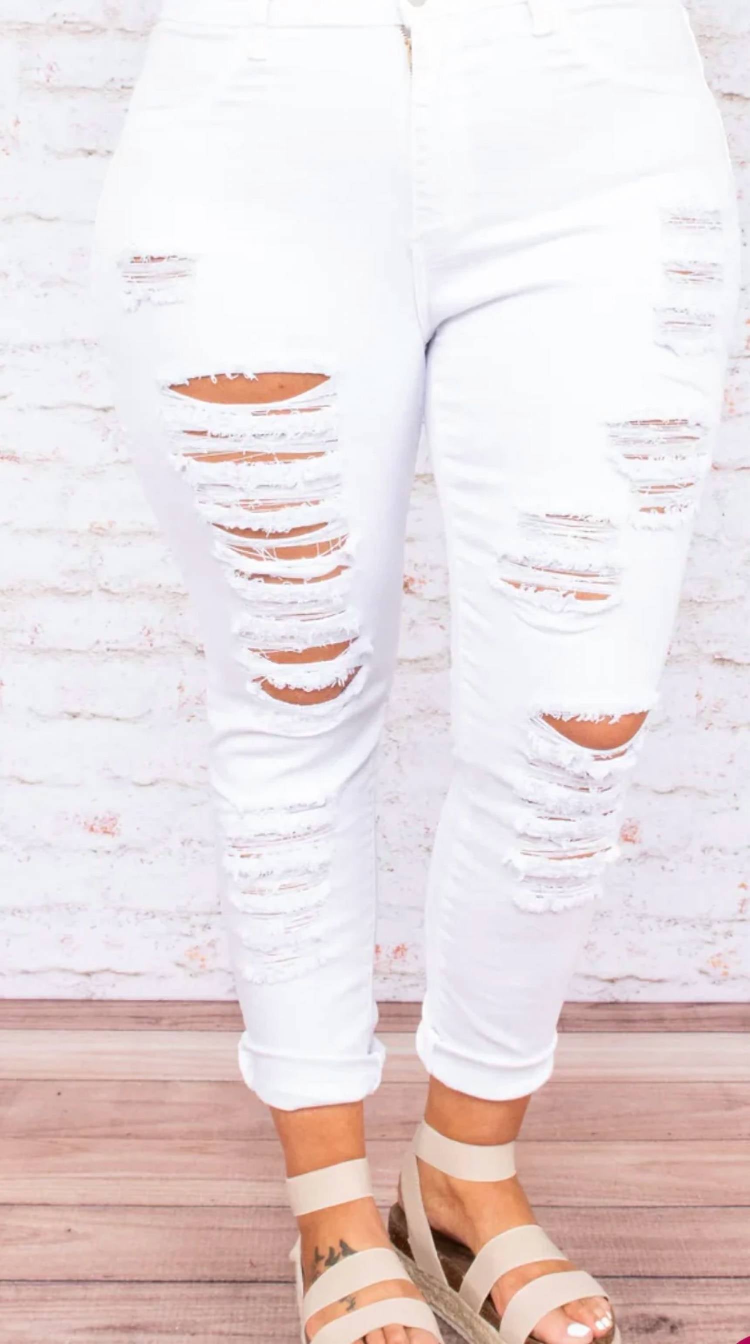 American Bazi - Distressed Denim Pants