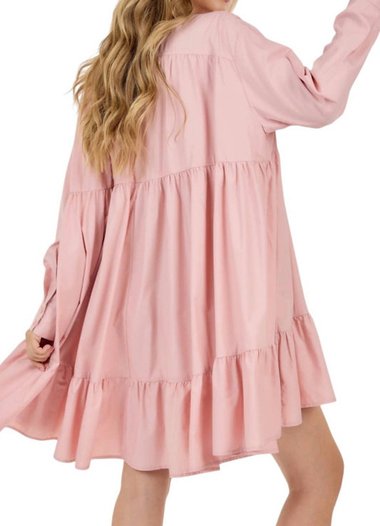 Cqbycq - Long Sleeve Loose Dress
