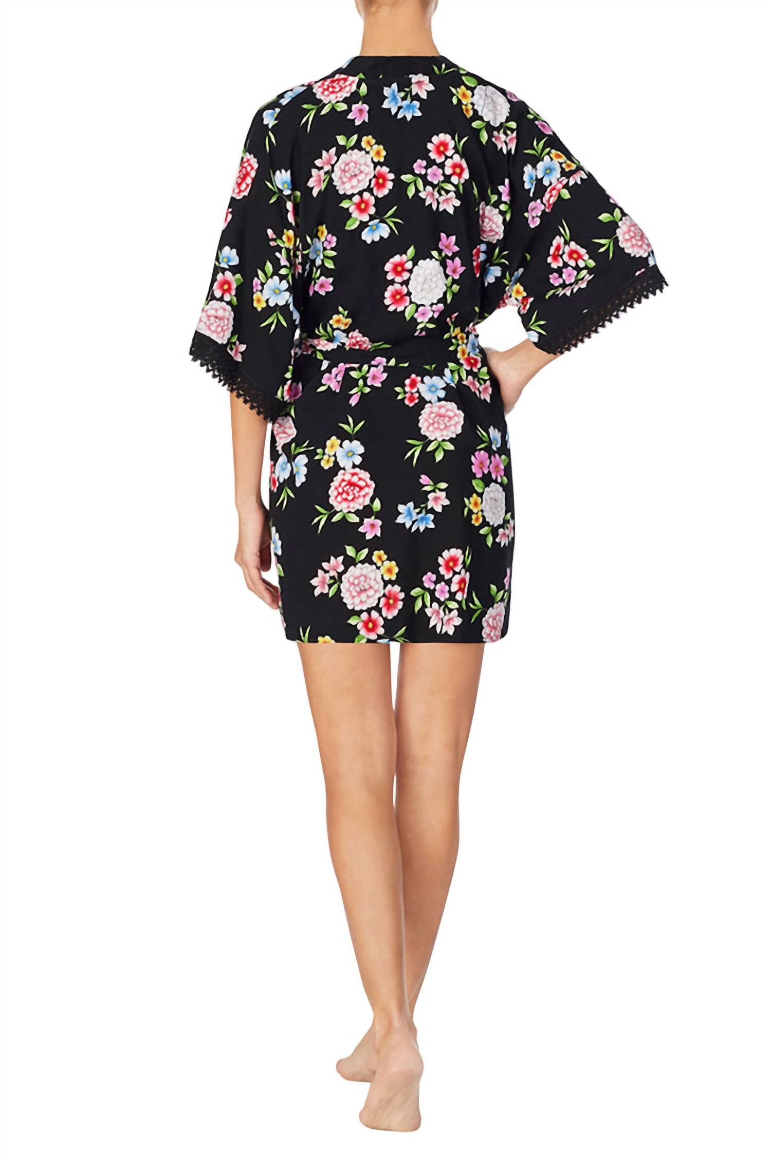 Kensie - V Neck Wrap Robe