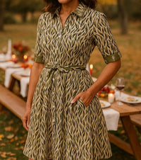 Dizzy-Lizzie - Mrs Maisel Print Dress