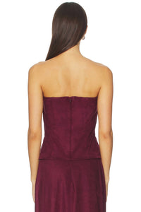 Line And Dot - Valen Back Zip Top