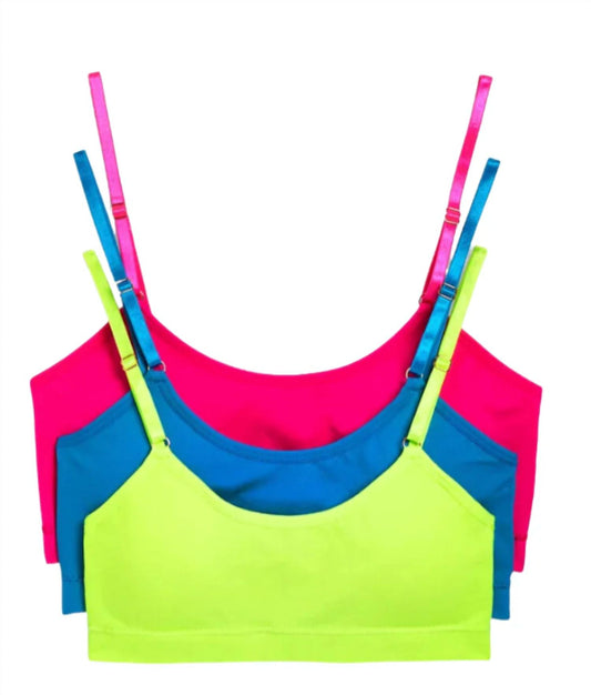 Katie J Nyc - Tween's Seamless Cami Bralette 3 Pack
