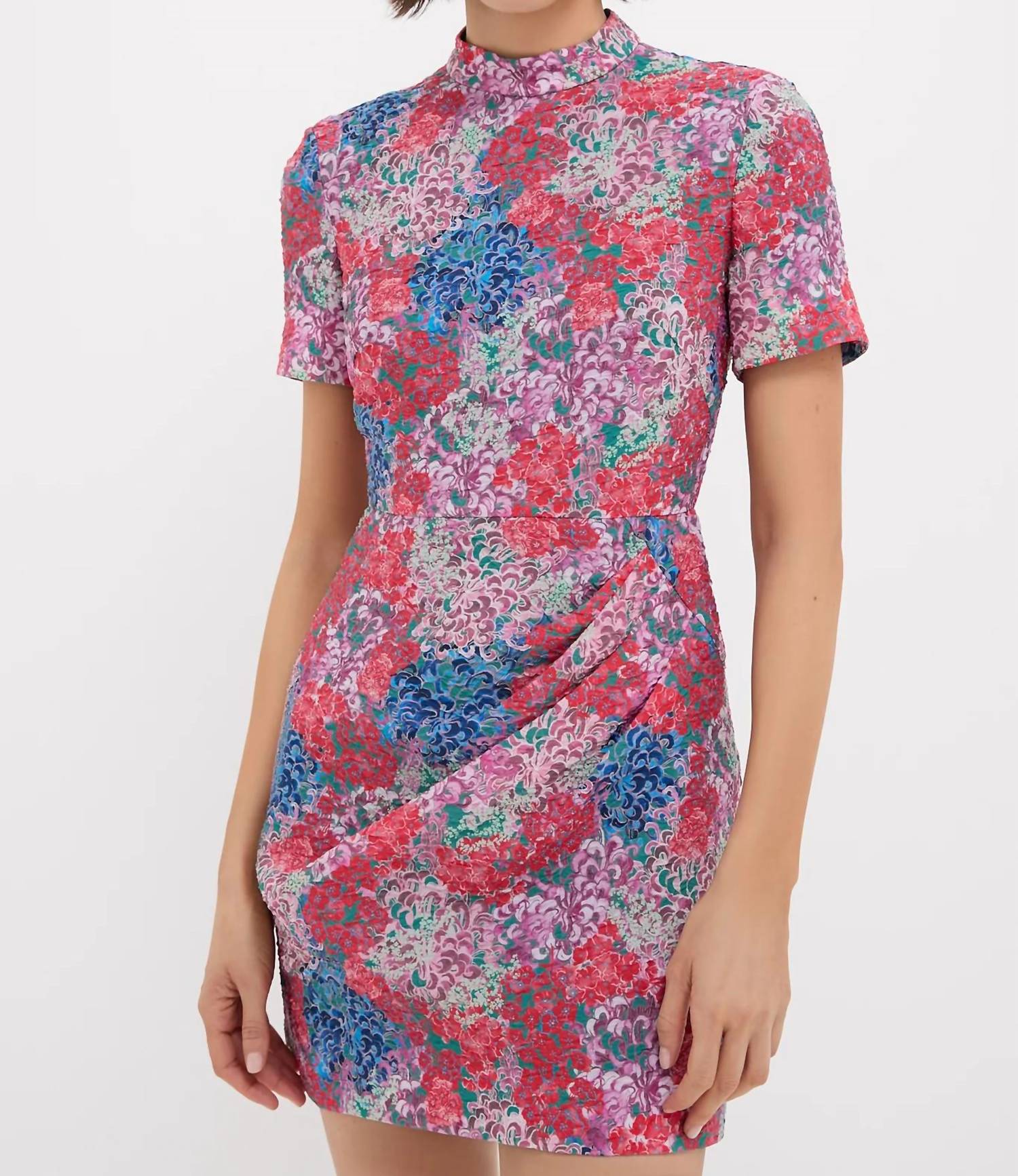 Saloni - Draped Mini Dress