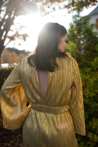 Flying Tomato - Woven Plisse Jumpsuit